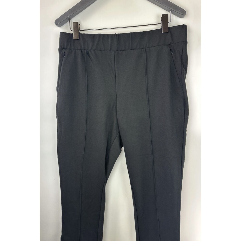 Universal Standard Skinny Pintuck Ponte Pants 28 Inch Stretch M Plus Size 18 20 - Picture 3 of 13